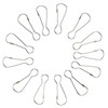 12 Pack CousinDIY Lanyard Hooks 16/Pkg-Silver A50025RL-G18HH