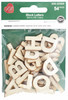 CousinDIY Unfinished Wood Alphabet Blocks 54/Pkg-0.75" - 20022500 - 754246225009
