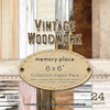 3 Pack - Memory Place Double-Sided Paper Pack 6"X6" 24/Pkg-Vintage Woodwork - 5A002BB2-1GDV1 - 4582248614561