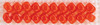 3 Pack - Mill Hill "Crayon Colors" Glass Seed Beads 2.5mm 4.54g-Dark Orange - CGBD-02061