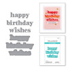 Spellbinders Etched Die From The Out And About Collection-Happy Birthday Wishes - 5A002BR7-1GF86