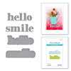 2 Pack - Spellbinders Etched Die From The Out And About Collection-Hello Smile - 5A002BR1-1GF8K 2 Pack - Spellbinders Etched Die From The Out And About Collection-Hello Smile - 5A002BR1-1GF8K