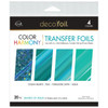 Deco Foil Harmony Foil Pack 6"X6" 20/Pkg-Shades Of Aqua - 5A002BQK-1GF7X - 000943054191