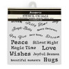 Stamperia Stencil 7"X7"-Classic Christmas Quotes 5A0029KY-1GCXB - 5993110037156