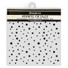 Stamperia Stencil 7"X7"-Classic Christmas Dots Pattern - 5A0029GJ-1GCXT - 5993110037118