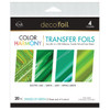 Deco Foil Harmony Foil Pack 6"X6" 20/Pkg-Shades Of Green - 5A002BQK-1GF7V - 000943054184