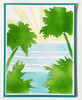 Crafter's Workshop Layered Card Stencil 8.5"X11"-Tropical Sunset TCW8.5-1GF41