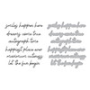 Spellbinders BetterPress Press Plate & Die Set-Magic Sentiments 5A002CBR-1GFWQ