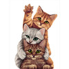 Camelot Dots Diamond Art Kit 11.8"X15.7"-Kitten Ambush - 5A002CPQ-1GG8T Camelot Dots Diamond Art Kit 11.8"X15.7"-Kitten Ambush - 5A002CPQ-1GG8T