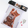 Camelot Dots Diamond Art Kit 11.8"X15.7"-Kitten Ambush - 5A002CPQ-1GG8T Camelot Dots Diamond Art Kit 11.8"X15.7"-Kitten Ambush - 5A002CPQ-1GG8T