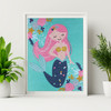 Camelot Dots Diamond Art Kit 8.7"X11.4"-Mermaid Parade - 5A002CPL-1GG8P