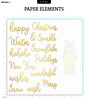 3 Pack - Studio Light Essentials Paper Elements 40/Pkg-Nr. 13. Golden Sentiments - 5A002BHP-1GDZF