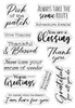 Nature's Garden Photopolymer Stamp-Be Grateful, Thankful & Blessed 5A0025W5-1G8NV