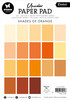 Studio Light Essentials Unicolor Paper Pad 5.82"X8.26" 36/Pk-Nr. 232, Shades Of Orange 5A002BGP-1GDXV