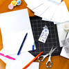 Harmony Paper Inkjet Printable Glitter Cards & Envelopes A7-Crystal White - A5002BD9-G1DX0