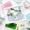 Pinkfresh Studio Stencils 4.25"X5.5" 4/Pkg-Holiday Bicycle - 5A002CMF-1GG4Y