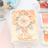 Pinkfresh Studio Stencils 4.25"X5.5" 1/Pkg-Radiating Snowflake 5A002CM6-1GG50