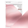 3 Pack - Craft Perfect Satin Mirror Cardstock 8.5"X11" 5/Pkg-Satin -Baroque Rose - MIRRORS-8850E