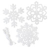 3 Pack - DCWV Snowflakes-Chipboard - 5A00279N-1G9L1