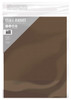 3 Pack - Craft Perfect Weave Textured Classic Card 8.5"X11" 10/Pkg-Chocolate Brown - CARD 8-9625