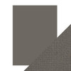 3 Pack - Craft Perfect Weave Textured Classic Card 8.5"X11" 10/Pkg-Pewter Gray - CARD 8-9622