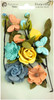 3 Pack Little Birdie Handmade Sienna Flowers 13/Pkg-Sun And Sky LBSIENNA-98077 - 726465506382