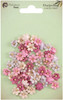 6 Pack - Little Birdie Handmade Natalia Flowers 60/Pkg-Vintage Pink - LBNATALI-98699 - 726465506054