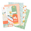 2 Pack - Pebbles Double-Sided Paper Pad 6"X8" 36/Pkg-Gold Foil, Sunny Bloom - 34030119