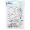 3 Pack - Pebbles All The Cake Mini Stamp Set-11/Pkg - PB022071 - 765468060637