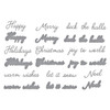 Spellbinders Etched Die By Simon Hurley-Handwritten Holiday Sentiments, Let Snow - 5A002CCW-1GFW4