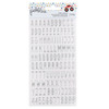 Pebbles Cool Boy Puffy Stickers-Alpha, Silver Foil - 34027638 - 765468073248
