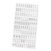 Pebbles Cool Boy Puffy Stickers-Alpha, Silver Foil - 34027638
