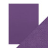 Craft Perfect Weave Textured Classic Card 8.5"X11" 10/Pkg-Amethyst Purple - CARD 8-9655