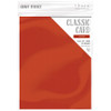 Craft Perfect Weave Textured Classic Card 8.5"X11" 10/Pkg-Chilli Red - CARD 8-9675 - 818569026757