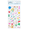 Pebbles All The Cake Puffy Stickers 36/Pkg-Icons W/Foil Accents - PB022069 - 765468060613 Pebbles All The Cake Puffy Stickers 36/Pkg-Icons W/Foil Accents - PB022069 - 765468060613