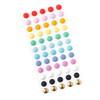 Pebbles All The Cake Enamel Dots 60/Pkg-Matte Finish & Foil PB022067