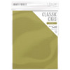 Craft Perfect Weave Textured Classic Card 8.5"X11" 10/Pkg-Olive Green CARD 8-9636 - 818569026368