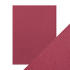 Craft Perfect Weave Textured Classic Card 8.5"X11" 10/Pkg-Raspberry Pink - CARD 8-9659