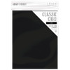Craft Perfect Weave Textured Classic Card 8.5"X11" 10/Pkg-Jet Black - CARD 8-9611 - 818569026115