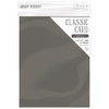Craft Perfect Weave Textured Classic Card 8.5"X11" 10/Pkg-Pewter Gray - CARD 8-9622 - 818569026221