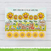 Lawn Cuts Custom Craft Die-Sunflower Border - 5A002CLV-1GG3R