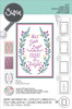 Sizzix A6 Layered Stencils 4/Pkg by Jen Long-Merry & Bright #3 - 5A00240V-1G79R - 630454290315
