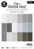 Studio Light Essentials Pattern Paper Pad 5.86"X8.26" 36/Pkg-Nr. 250, Shades Of Grey - 5A002BKF-1GF0V