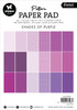 Studio Light Essentials Pattern Paper Pad 5.86"X8.26" 36/Pkg-Nr. 249, Shades Of Purple - 5A002BJ8-1GDXT