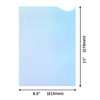 Craft Perfect Gloss Iridescent Mirror Cardstock 8.5"X11"-Bejeweled Blue - 5A0023WX-8750E
