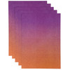Craft Perfect Ombre Glitter Cardstock 8.5"X11"-Arabian Nights - OMBREGLT-8925E