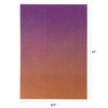 Craft Perfect Ombre Glitter Cardstock 8.5"X11"-Arabian Nights - OMBREGLT-8925E