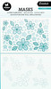 2 Pack Studio Light Essentials 5.83"X8.25" Stencil-Nr. 308, Flowers 5A002BGZ-1GDZX - 8713943156445