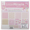3 Pack - Little Birdie Little Miracle Cardstock Pack 6"X6" 24/Pkg-Baby Girl - CR85094