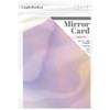 3 Pack - Craft Perfect Gloss Iridescent Mirror Cardstock 8.5"X11"-Prismatic Pink - 5A0023WX-8751E - 841079187519